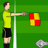 Offside football rules icon