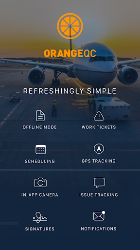 Android application OrangeQC screenshort