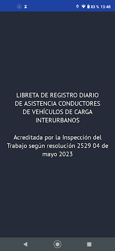 Android application Libreta Electrónica screenshort