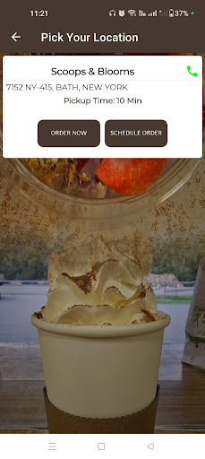 Scoops & Blooms Screen 3
