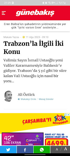Günebakış Trabzon Haber Screen 2