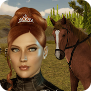 Princess Forage Horse Carriage Transport Sim 2018  Icon