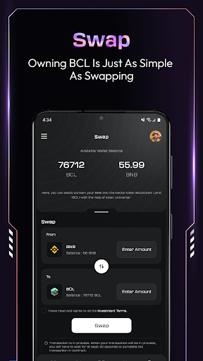 Screenshot of Blockchain Land Metaverse