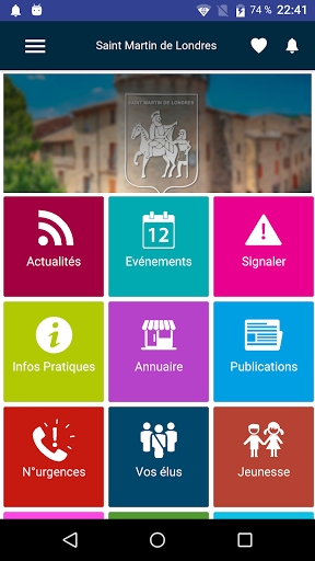 Android application Saint-Martin-de-Londres screenshort