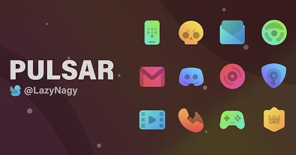Pulsar - Icon Pack لقطة شاشة