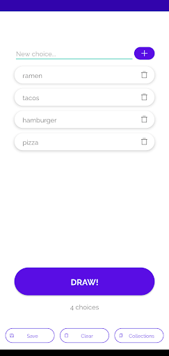 Android application Choices 4 U screenshort
