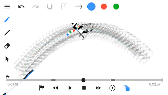Captura de pantalla de Line Rider