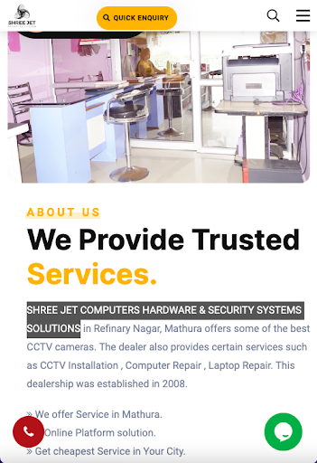 Android application SHREE JET COMPUTERS screenshort