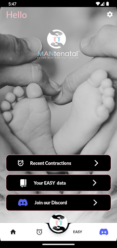 Android application MANtenatal screenshort