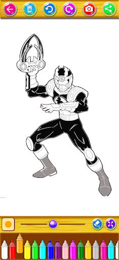Rangers Hero Coloring Power g Screen 2