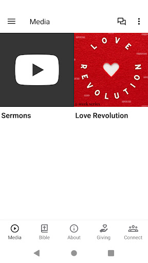 Android application Greater Light Church screenshort