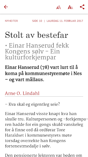 Hallingdølen eAvis Screen 3
