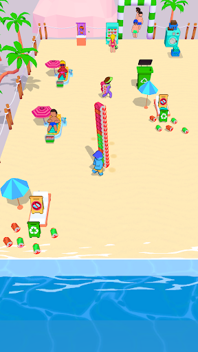 Android application Clean The Beach screenshort