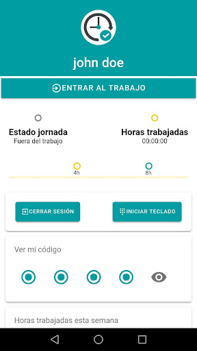 Fichar en el trabajo Screen 3