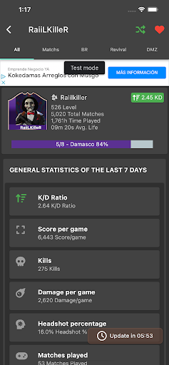 Warzone Stats Screen 2