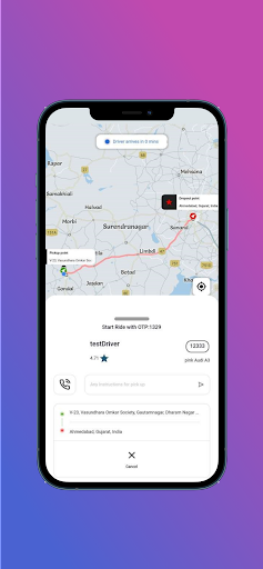 Cabseasy driver Screen 3