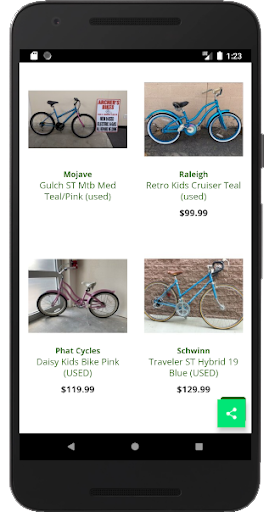 Bike list Nw & Used Screen 3