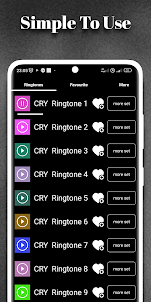 Cry Sound & Ringtone