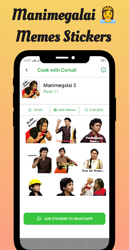 Cook with Comali 3 Stickers Screen 2