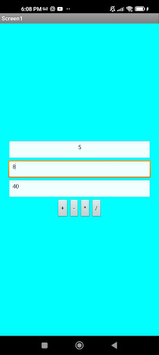 Android application CalculatorDIEM screenshort