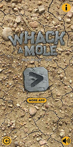 Android application Whack A Mole AR screenshort