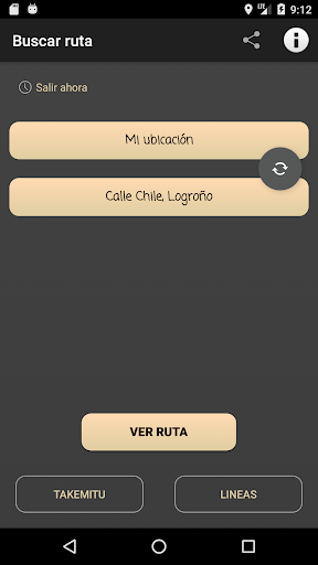 Android application Takemitu Logroño screenshort