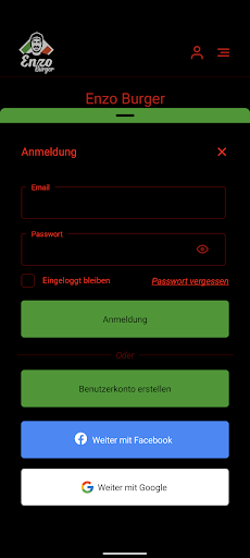 Enzo Burger Screen 2