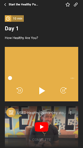 Healthy Pastor Screen 2