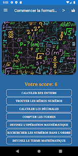 Aperçu de l'application