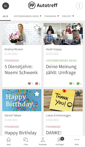 Android application PP Crew screenshort