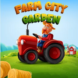 Gambar ikon taman kota pertanian