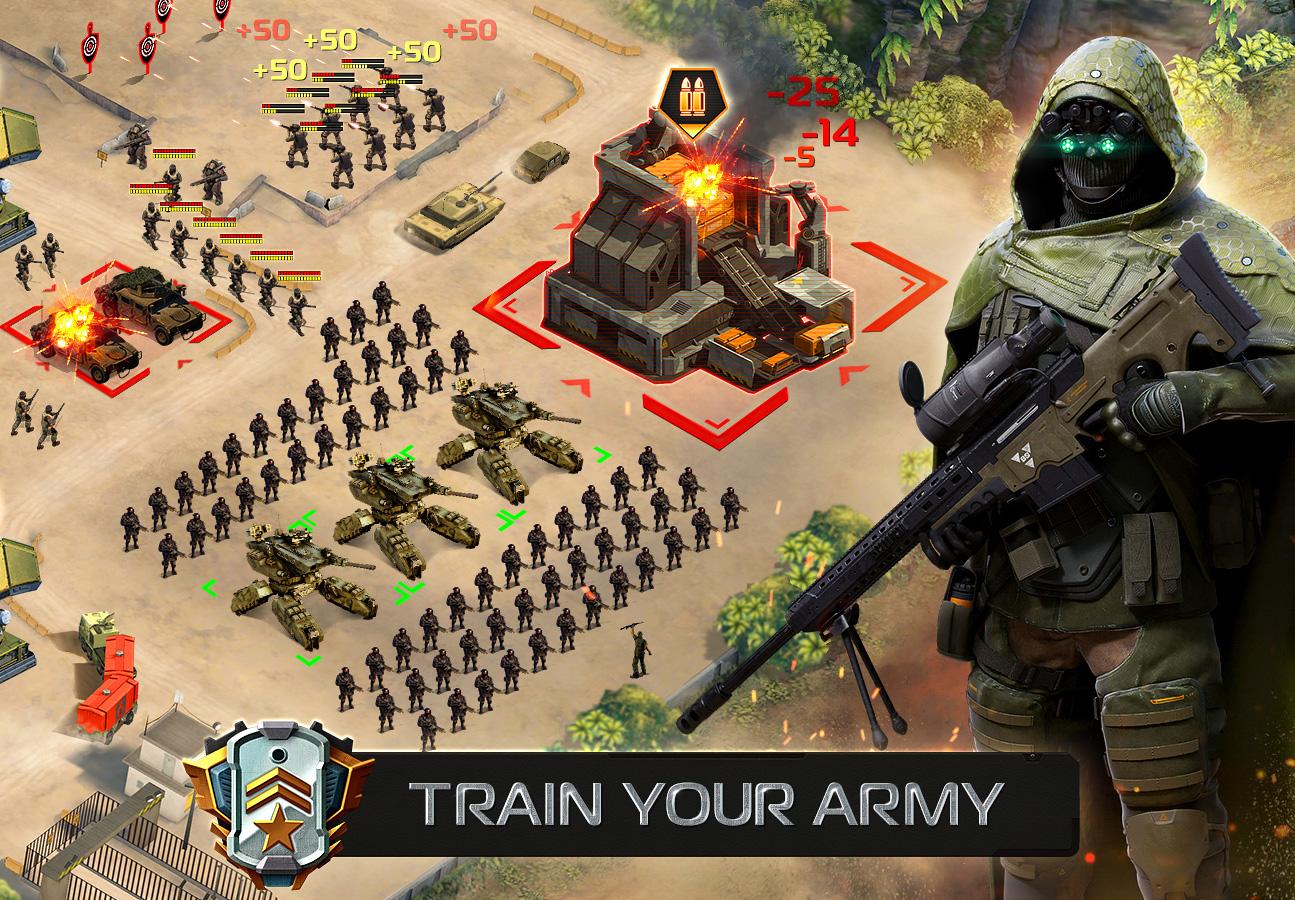 Android application Soldiers Inc: Mobile Warfare screenshort