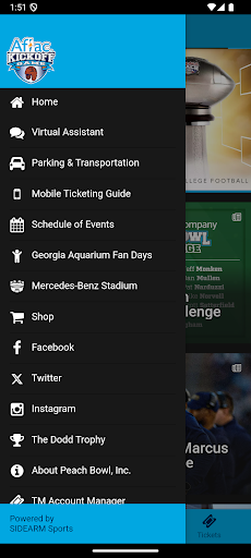 Screenshot of Peach Bowl, Inc.