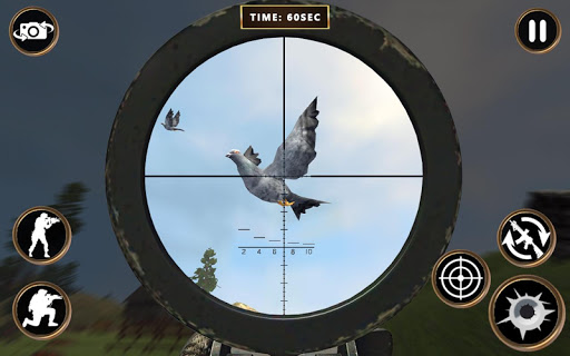 Android application Pigeon Hunting & Shooting Game screenshort