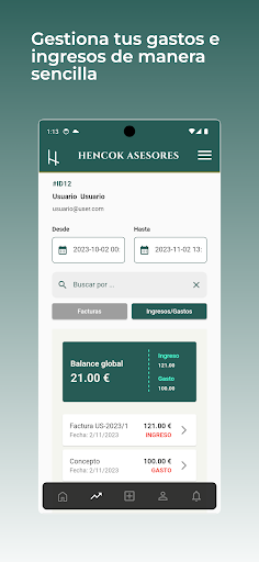 Oficina Virtual Hencok Screen 3