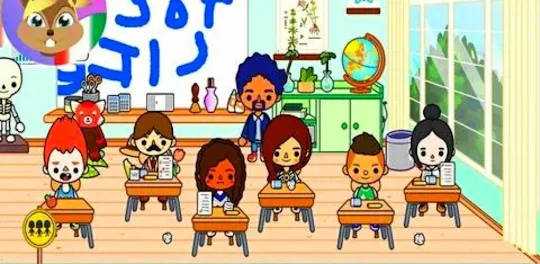 Toca Boca School Routine