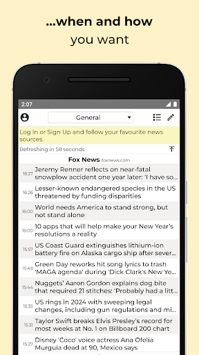Newsourcy Screen 2