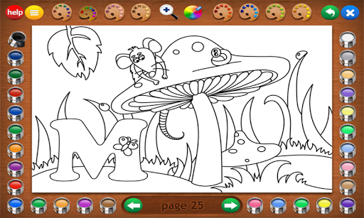 Coloring Book 24: Animal ABCs Screen 3