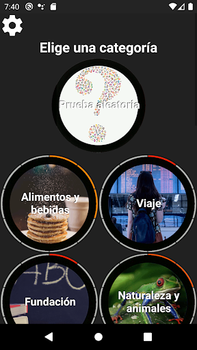 Vista previa de la aplicación