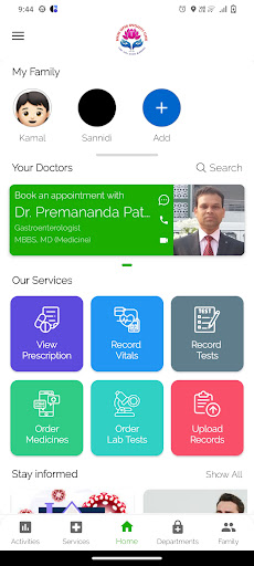 Android application Divine Super Specialty Clinic screenshort
