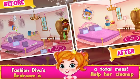 Cleaning games Kids - Clean Decor Mansion & Castle Screenshot