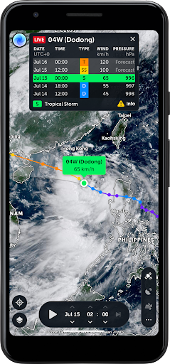 Android application Live Weather Forecast : VR screenshort
