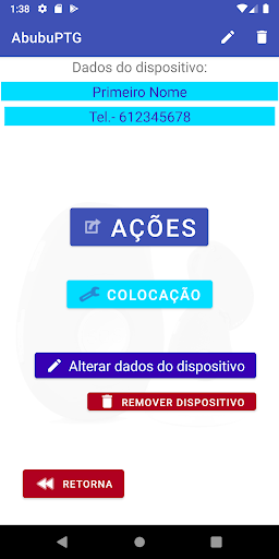Android application AbubuPTG screenshort