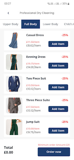 Jacobs Dry Cleaners Screen 2