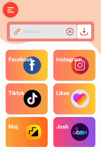 Android application Save To Gallery Vid Downloader screenshort