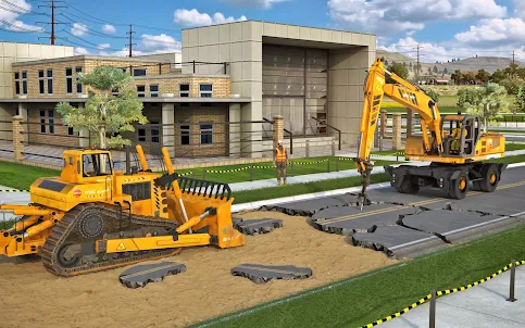 Real Construction Game: jcb 3d
