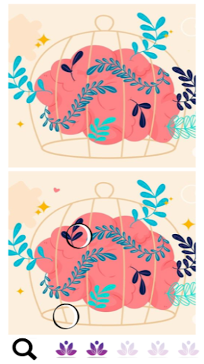 Android application Spot a Difference Mindfulness screenshort