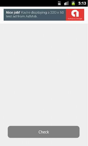 Android application SQLite Version check screenshort