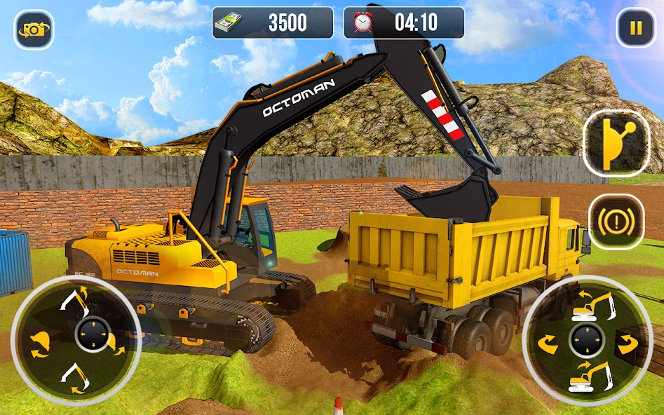 Excavator City Construction 3D 1.2 APK + Mod (Free purchase / Free shopping) for Android