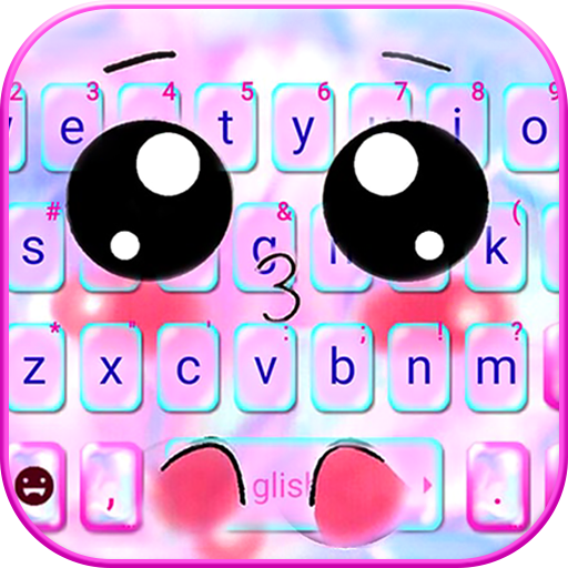 Emoticon Kiss Emojis Keyboard logo